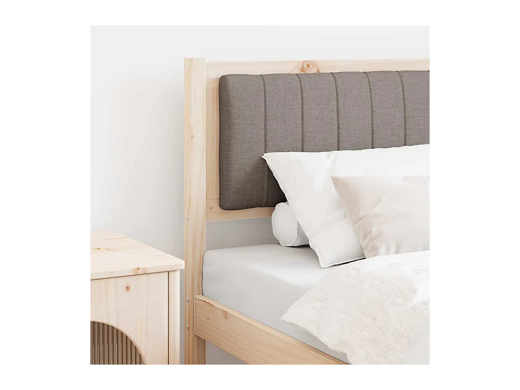 Cabeceira estofada com cabeceira Castanho 75 cm