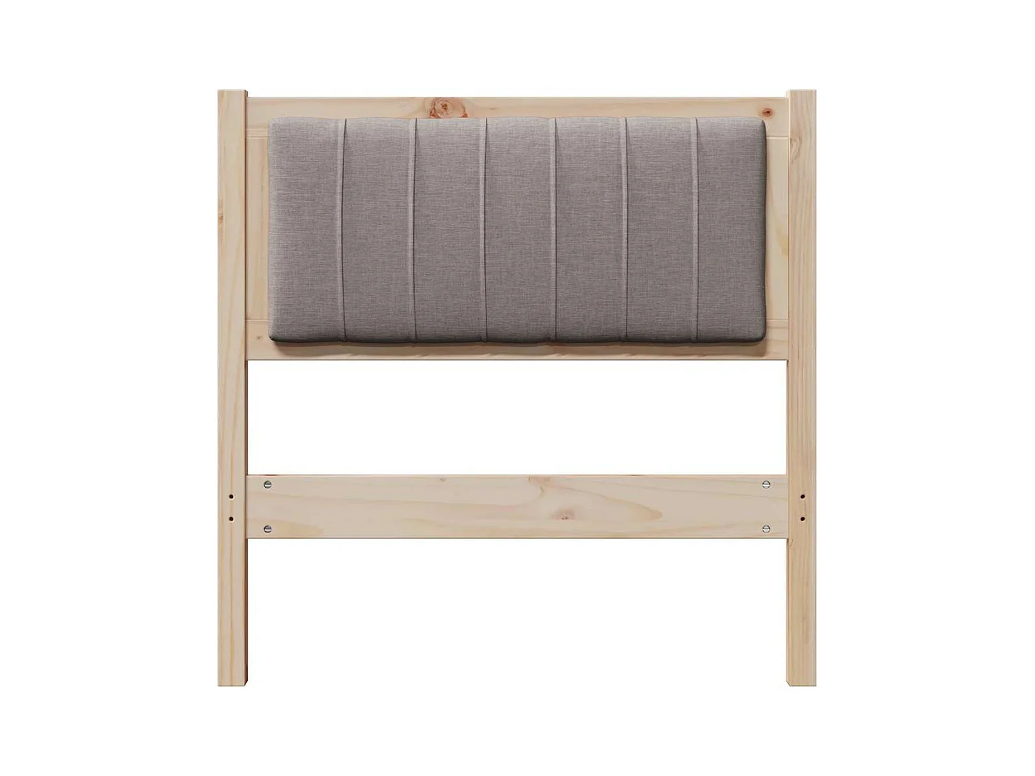 Cabeceira estofada com cabeceira Castanho 75 cm