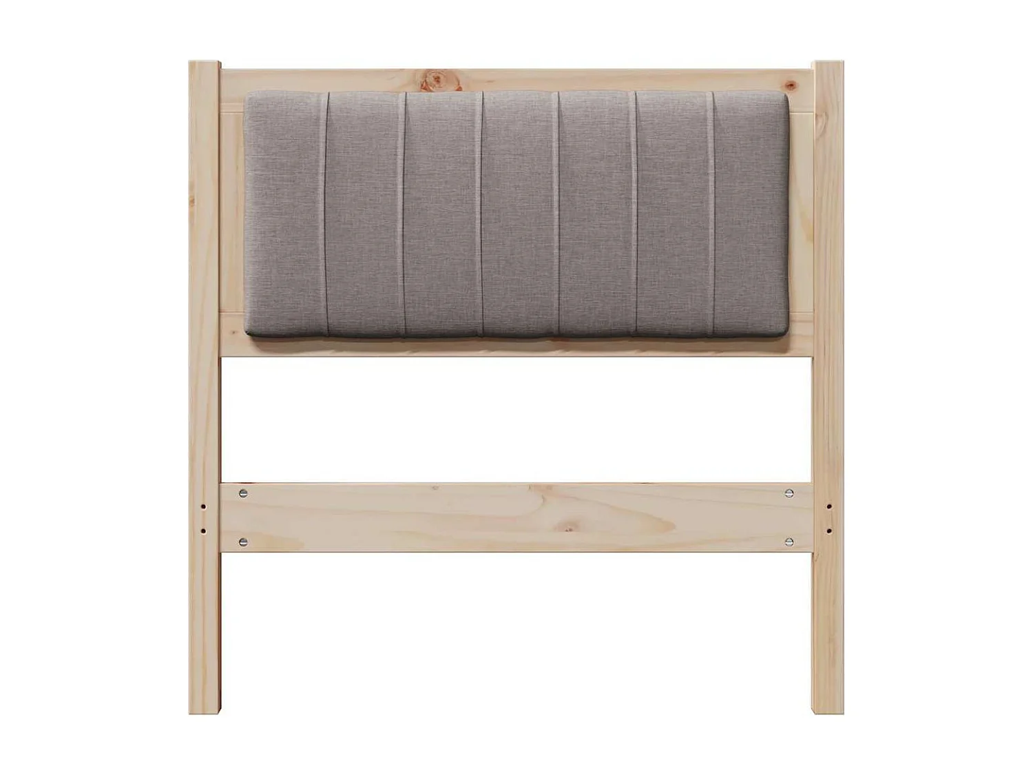 Cabeceira estofada com cabeceira Castanho 75 cm