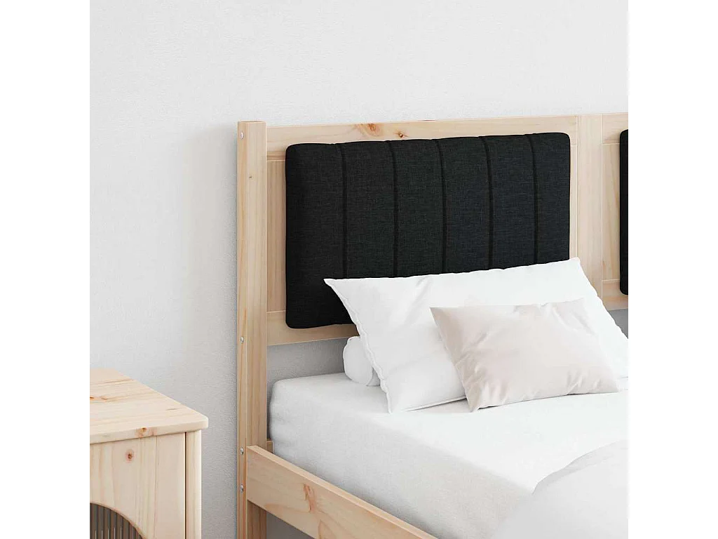 Cabeceira estofada com cabeceira Castanho 140 cm