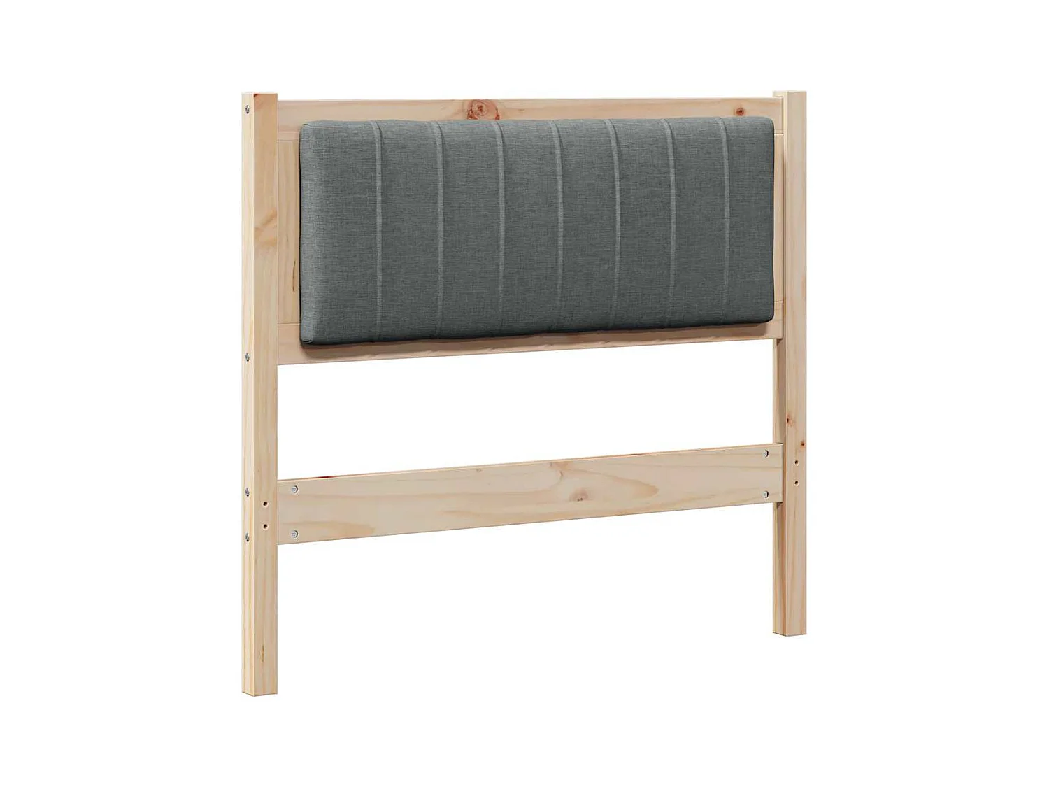 Cabeceira estofada com cabeceira Castanho 90 cm