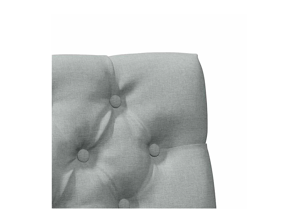 Cabeceira estofada Cinzento-claro 80 cm