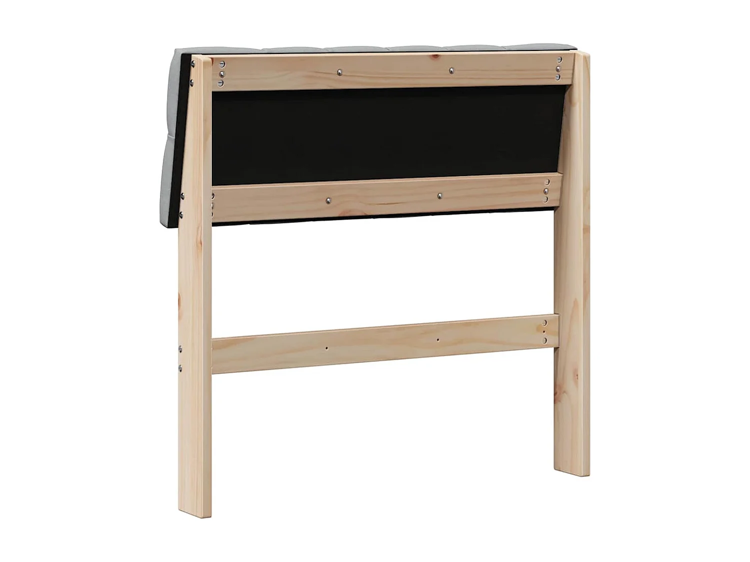 Cabeceira estofada Cinzento-claro 80 cm