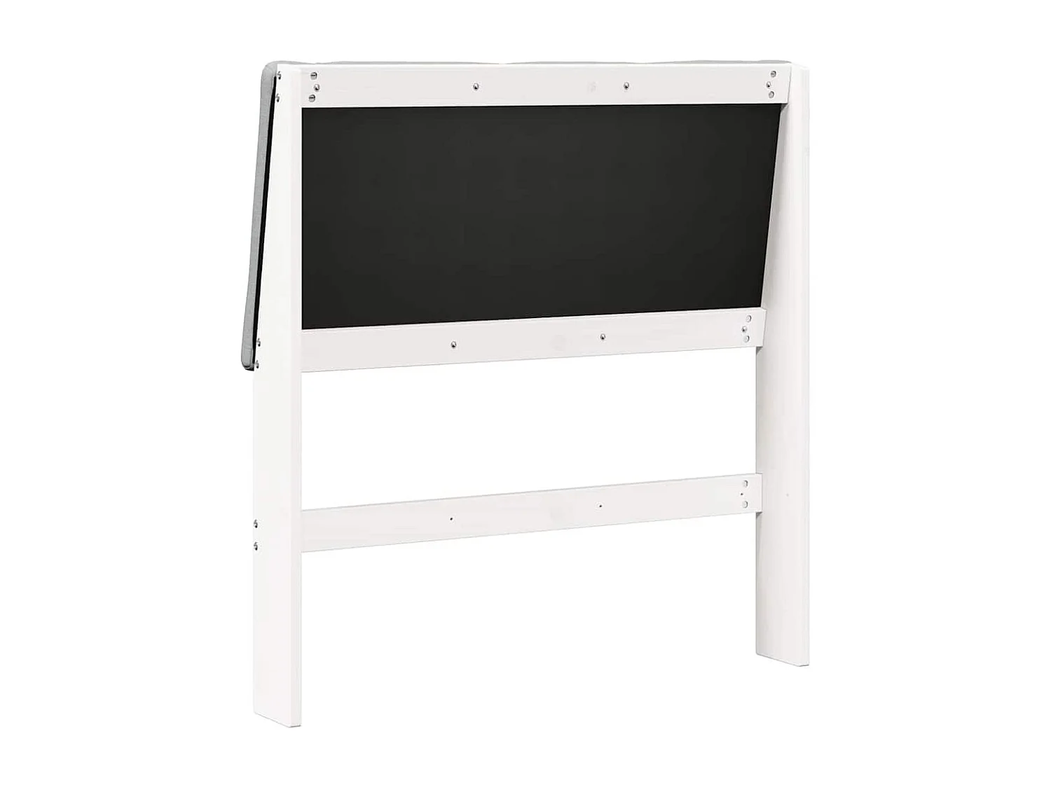 Cabecero tapizado Gris Claro 100 cm Madera de pino macizo