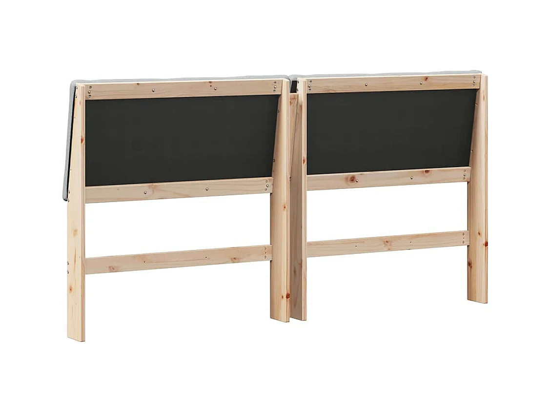 Cabeceira estofada Cinzento-claro 180 cm