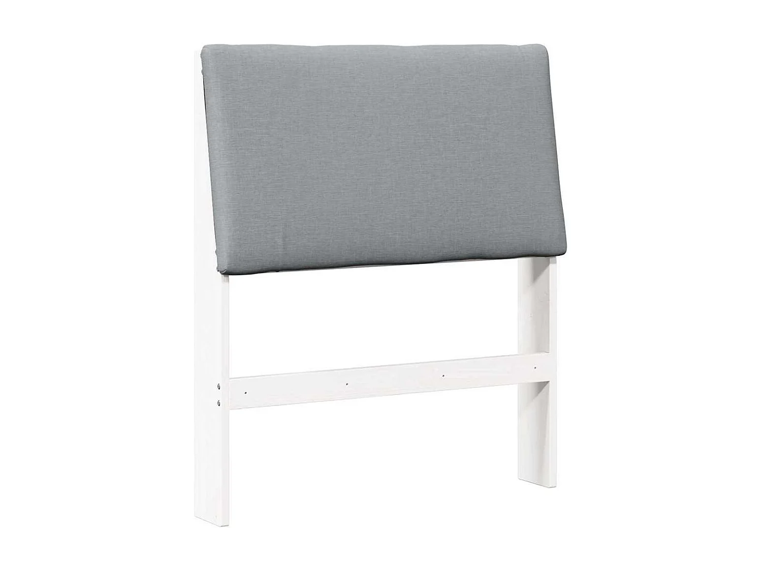 Cabeceira estofada Cinzento-claro 75 cm