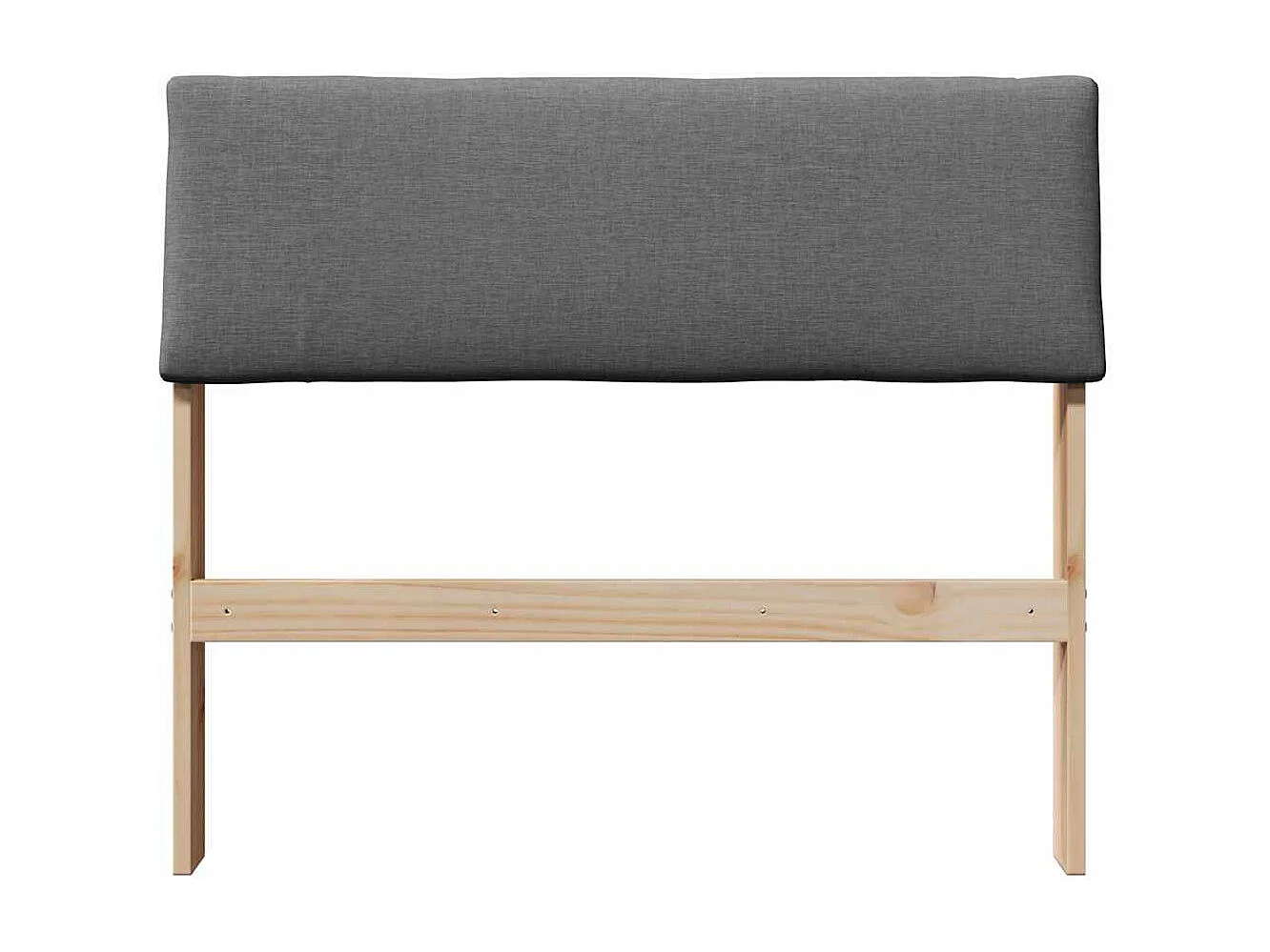 Cabeceira estofada Cinza Escuro 100 cm