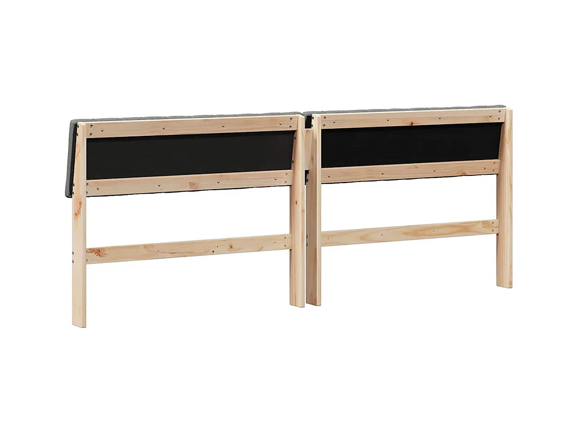 Cabeceira estofada Cinza Escuro 200 cm