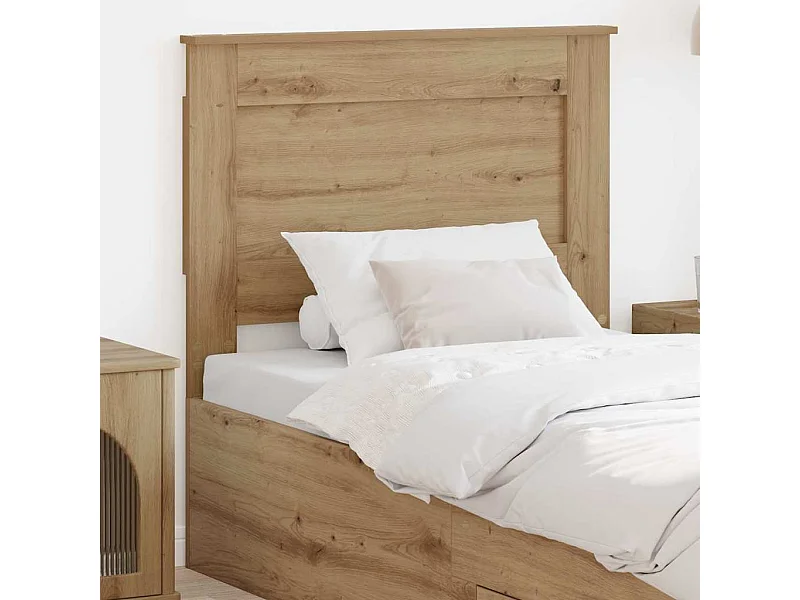 Tête de lit Chêne artisanal 100 cm Bois d'ingénierie