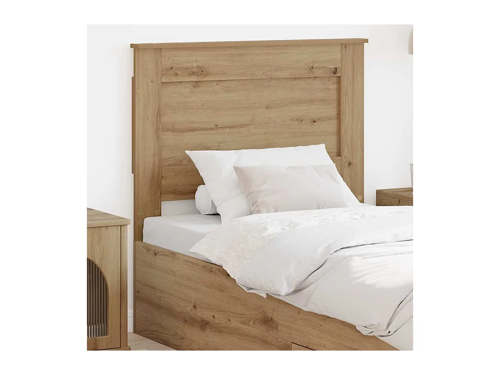 Tête de lit Chêne artisanal 100 cm Bois d'ingénierie