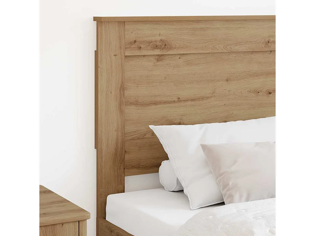 Cabeceira Carvalho Artesanal 100 cm Madeira processada