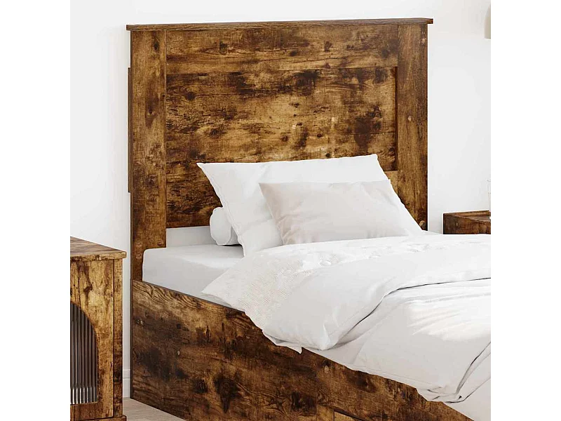 Tête de lit Chêne fumé 100 cm Bois d'ingénierie