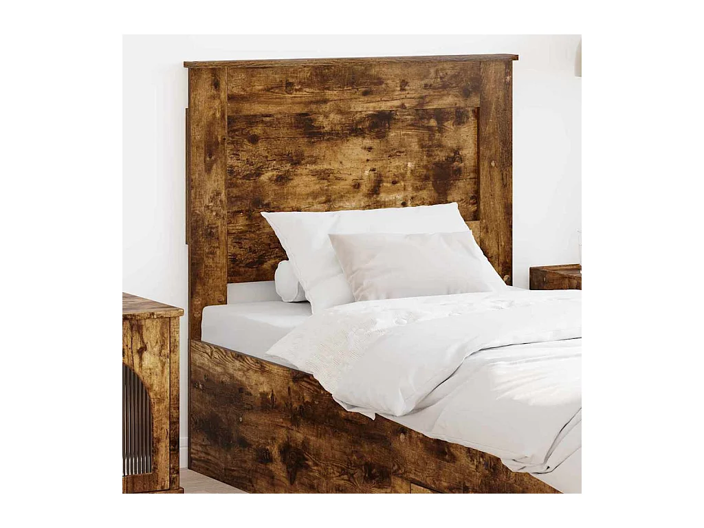 Tête de lit Chêne fumé 100 cm Bois d'ingénierie