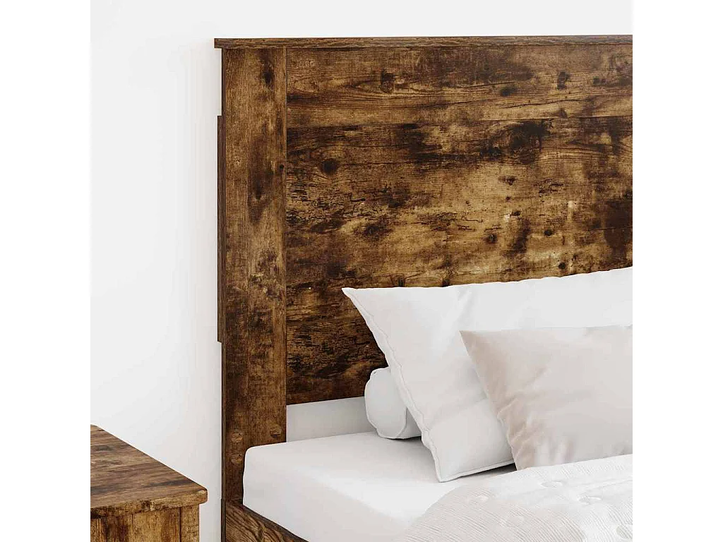 Cabecero con cabecera Roble ahumado 100 cm Madera contrachapada