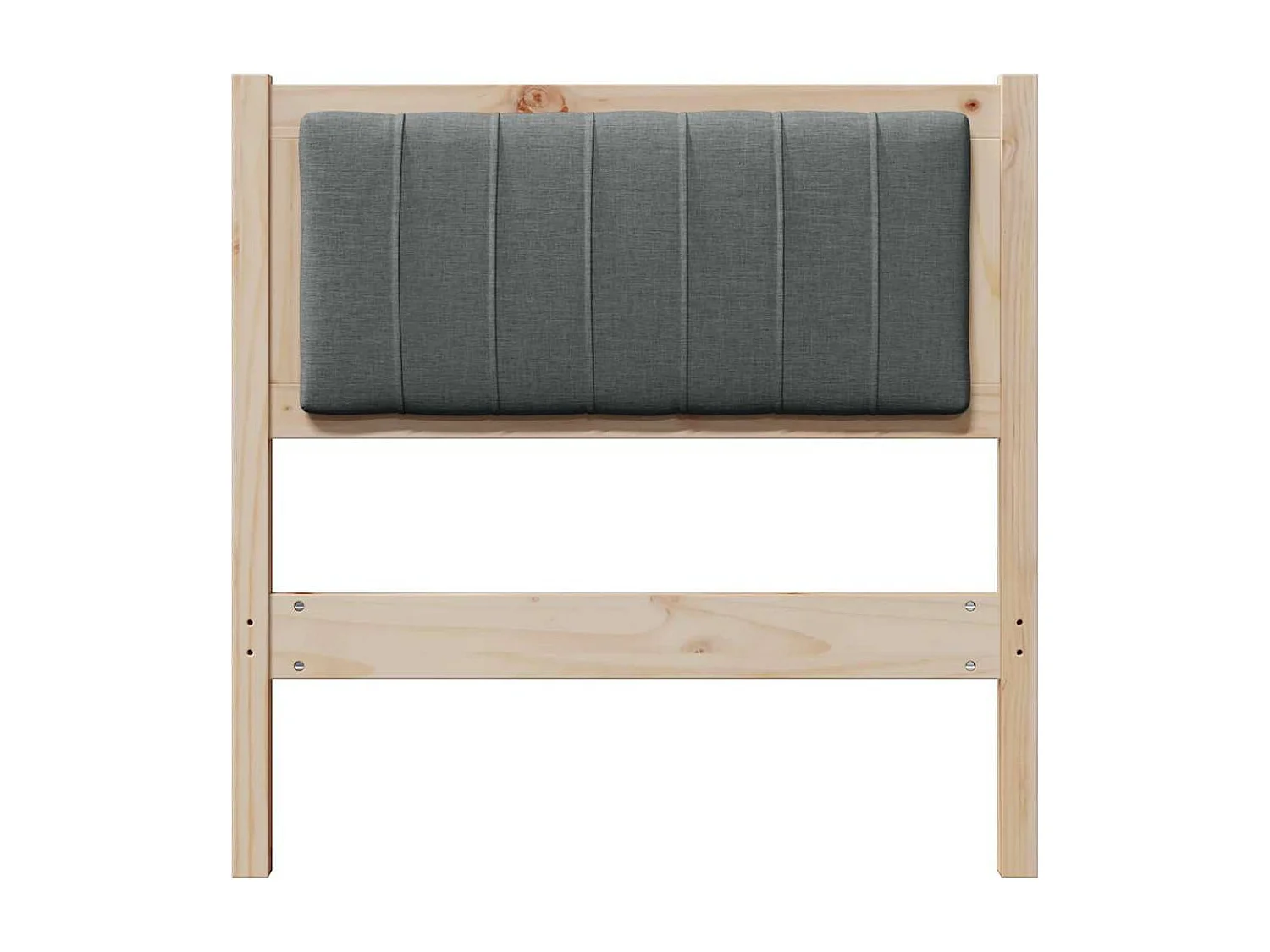 Cabeceira estofada com cabeceira Castanho 75 cm