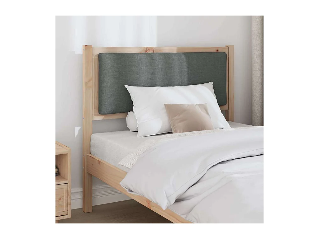 Cabecero Otro Marrón 90 cm Madera maciza de pino