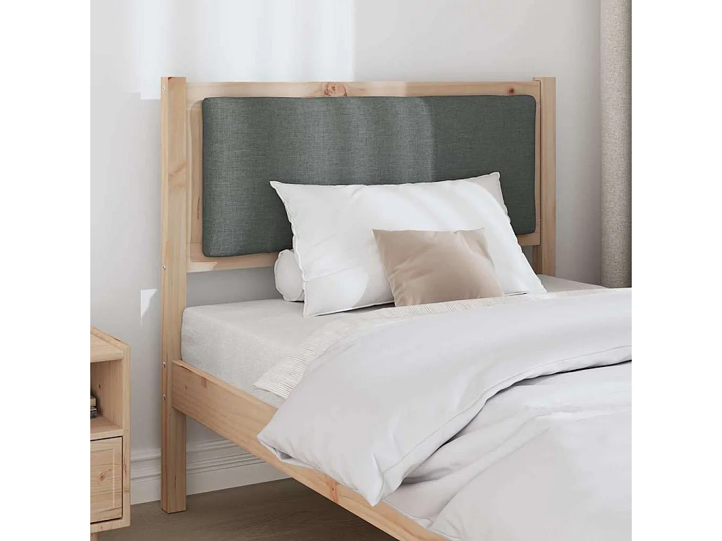 Cabeceira Outros Castanho 90 cm Madeira de pinho maciça