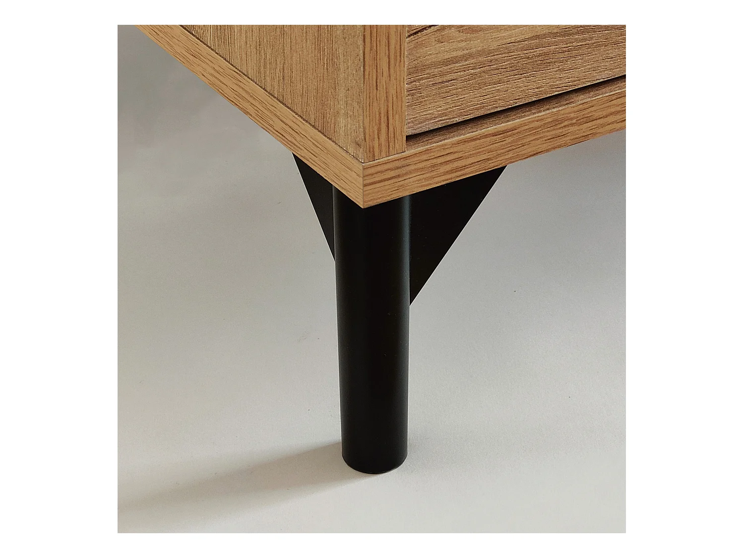 Meuble à chaussures meuble d'entrée avec pieds, 4 portes, coloris chêne doré, 20 paires de chaussures - Longueur 101 x Profondeur 33 x Hauteur 96,5 cm