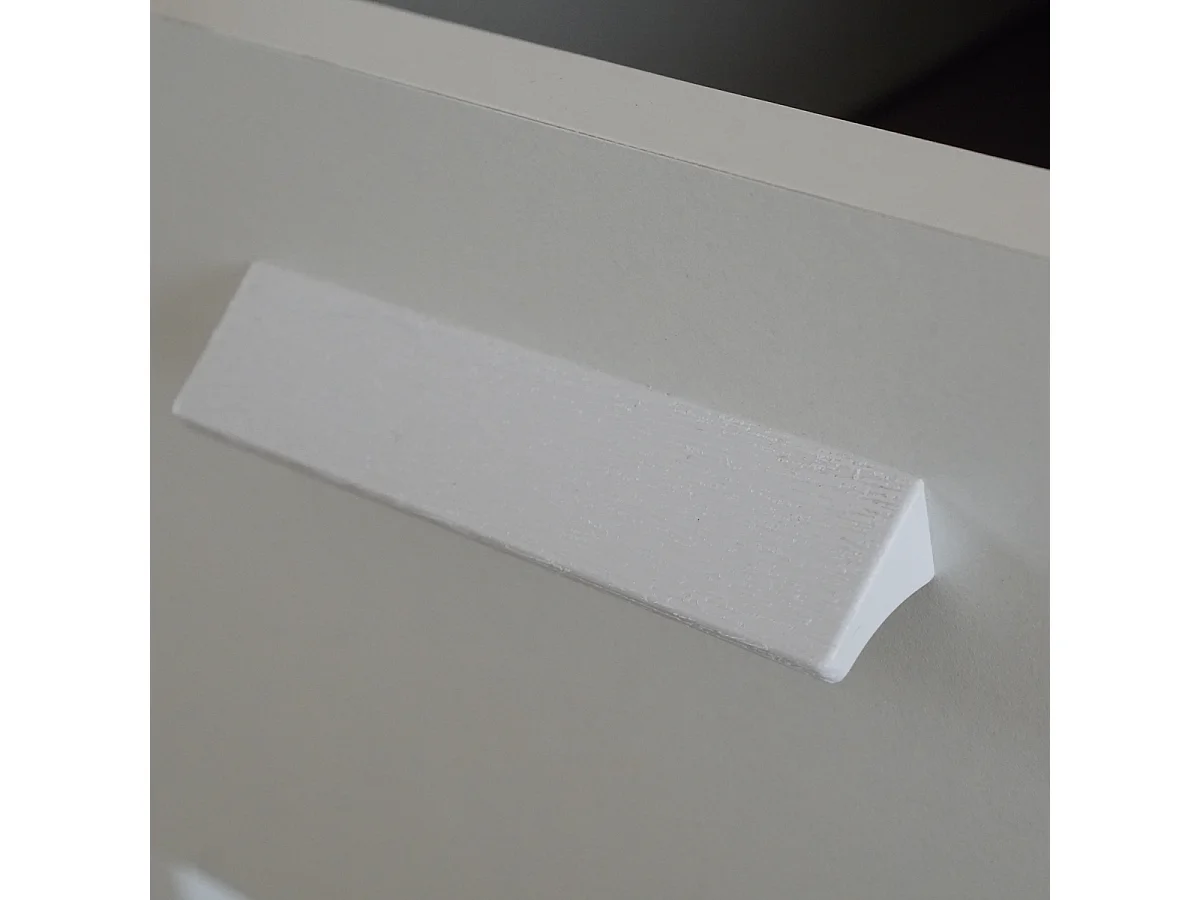 Commode chambre à coucher Chiffonier à 6 tiroirs coloris Chêne Cambrien/Blanc - Longueur 40x Profondeur 40 x Hauteur 110 cm