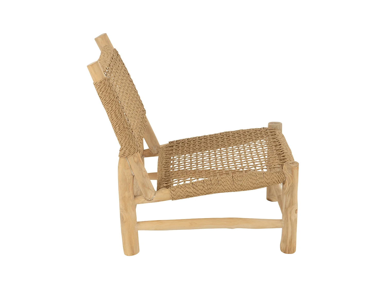 Fauteuil en Teck "Vita" 85cm Naturel