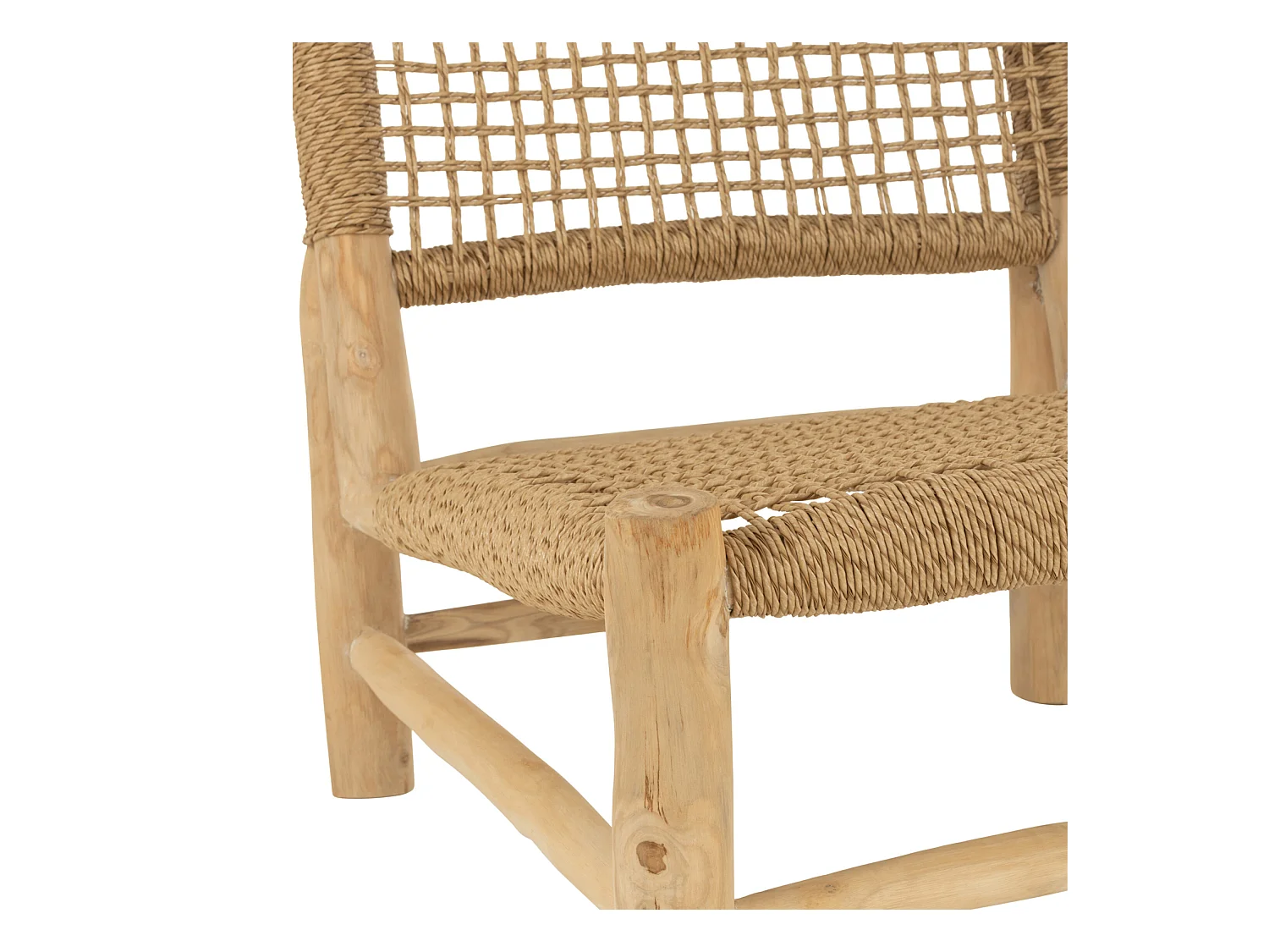 Fauteuil en Teck "Vita" 85cm Naturel