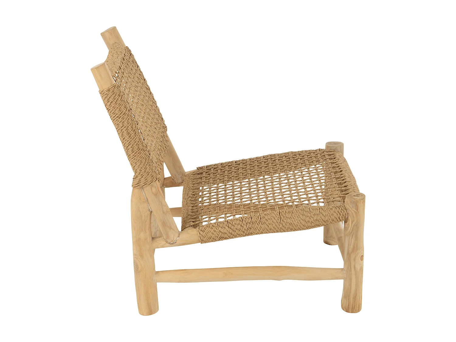 Fauteuil en Teck "Vita" 85cm Naturel