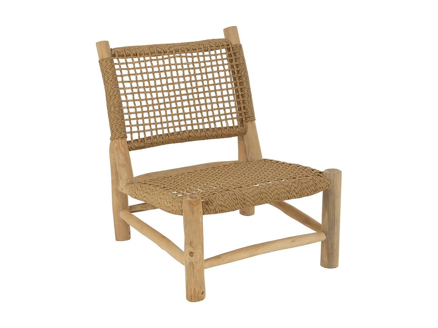 Fauteuil en Teck "Vita" 85cm Naturel