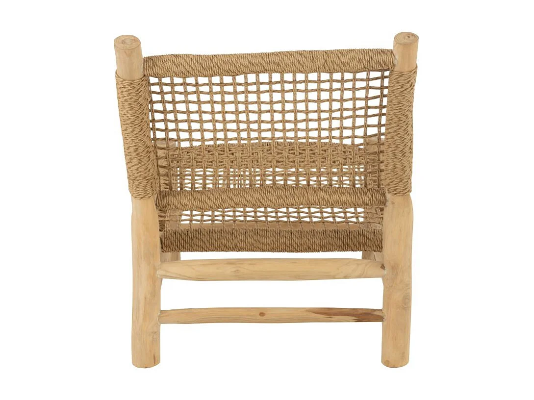 Fauteuil en Teck "Vita" 85cm Naturel