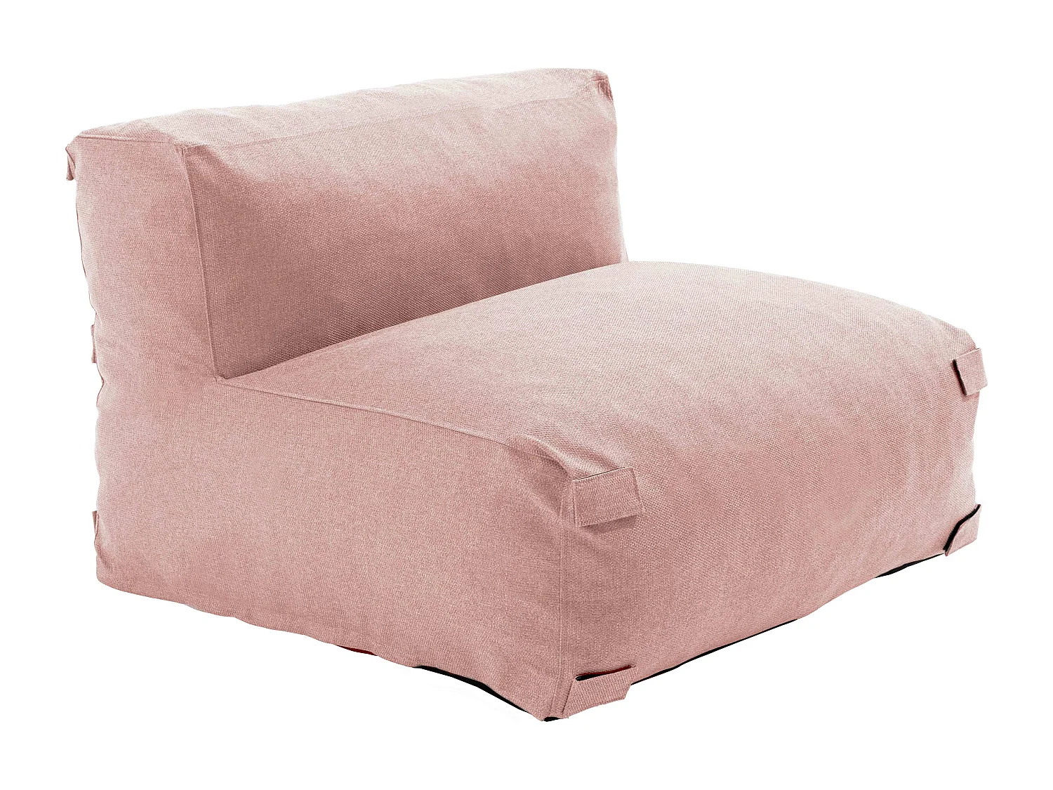 Poederroze 2-zits modulaire tuinmeubelset