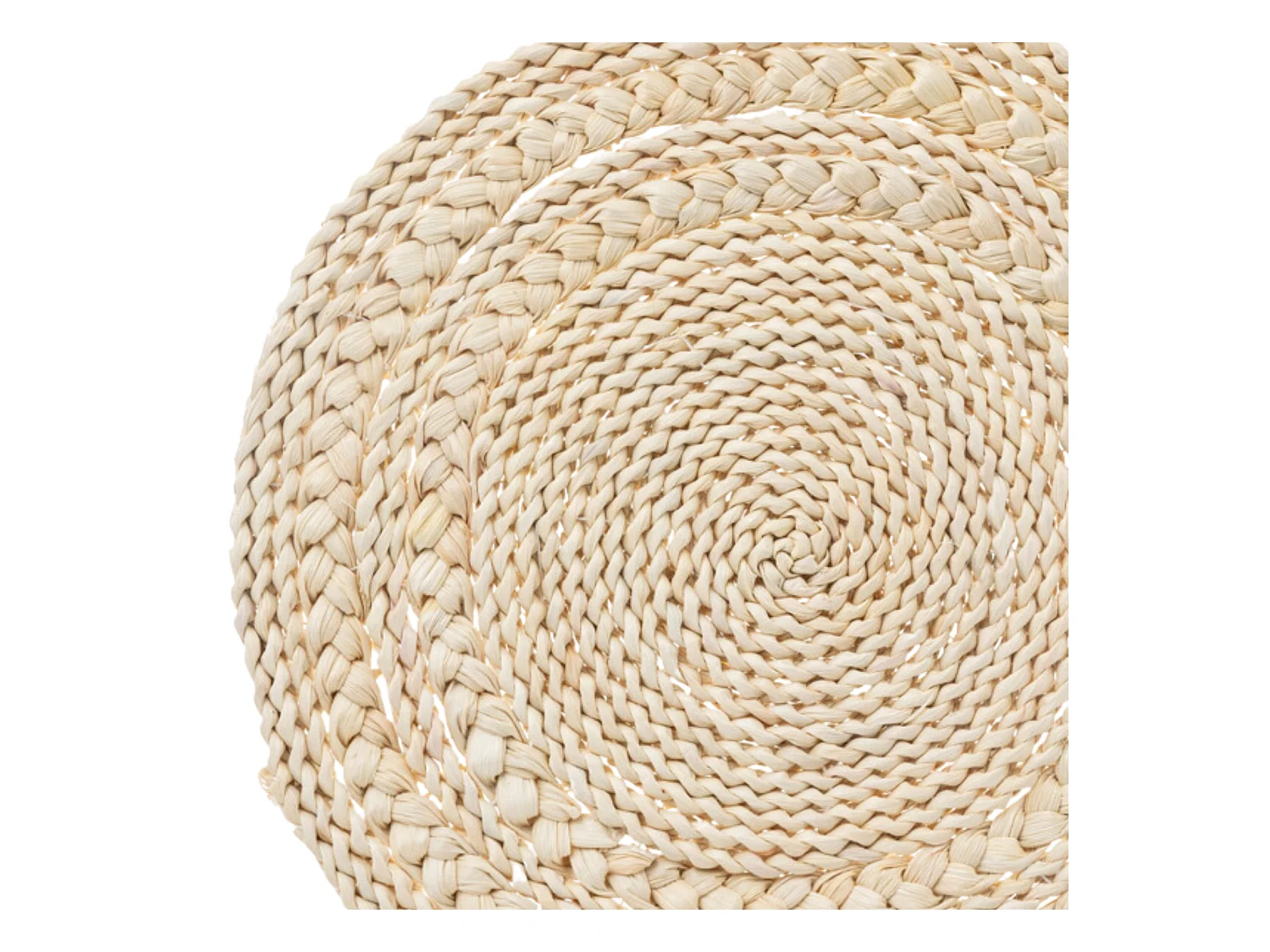 Set de Table Tressé "Soleya" 38cm Beige