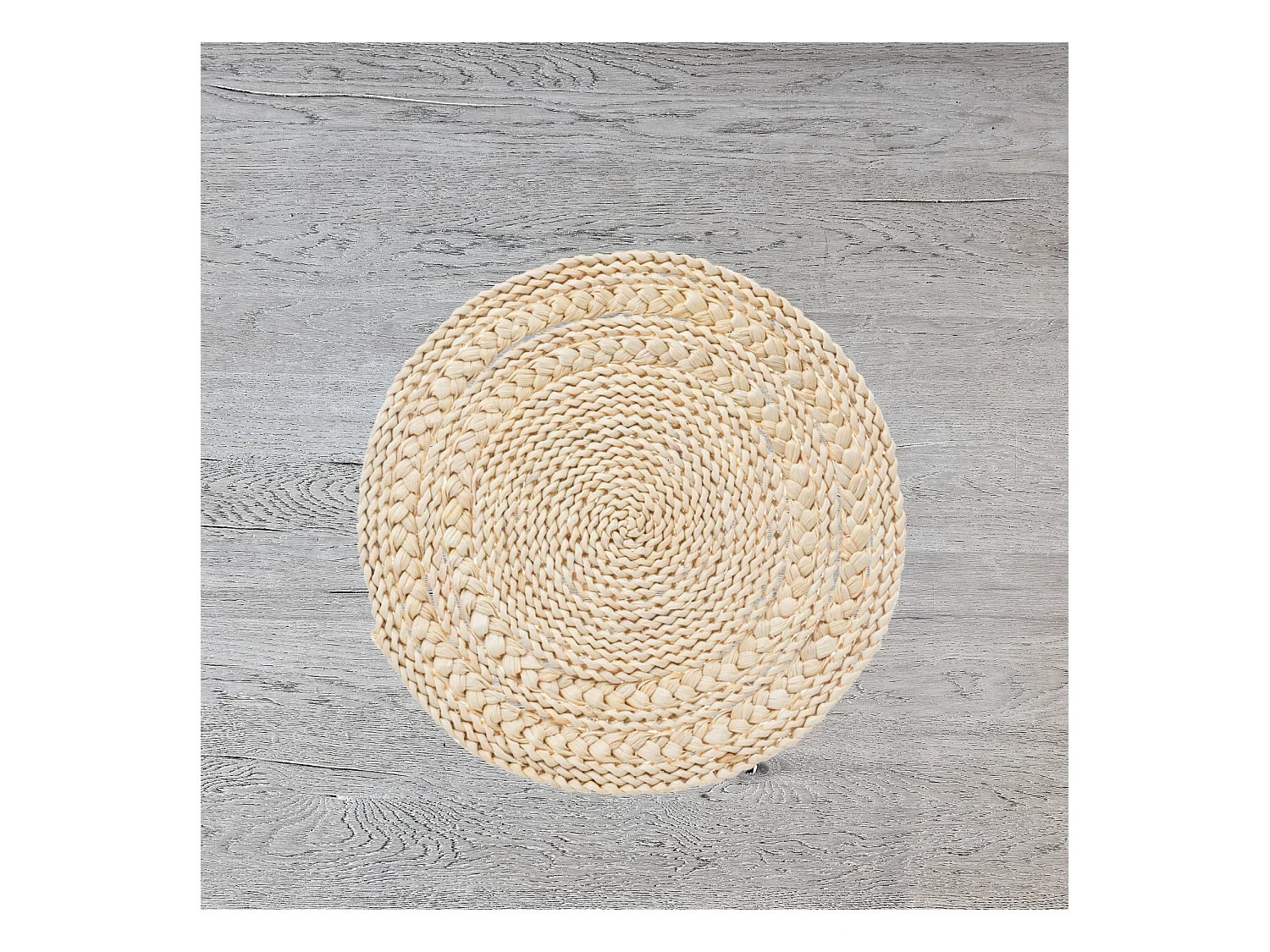 Set de Table Tressé "Soleya" 38cm Beige