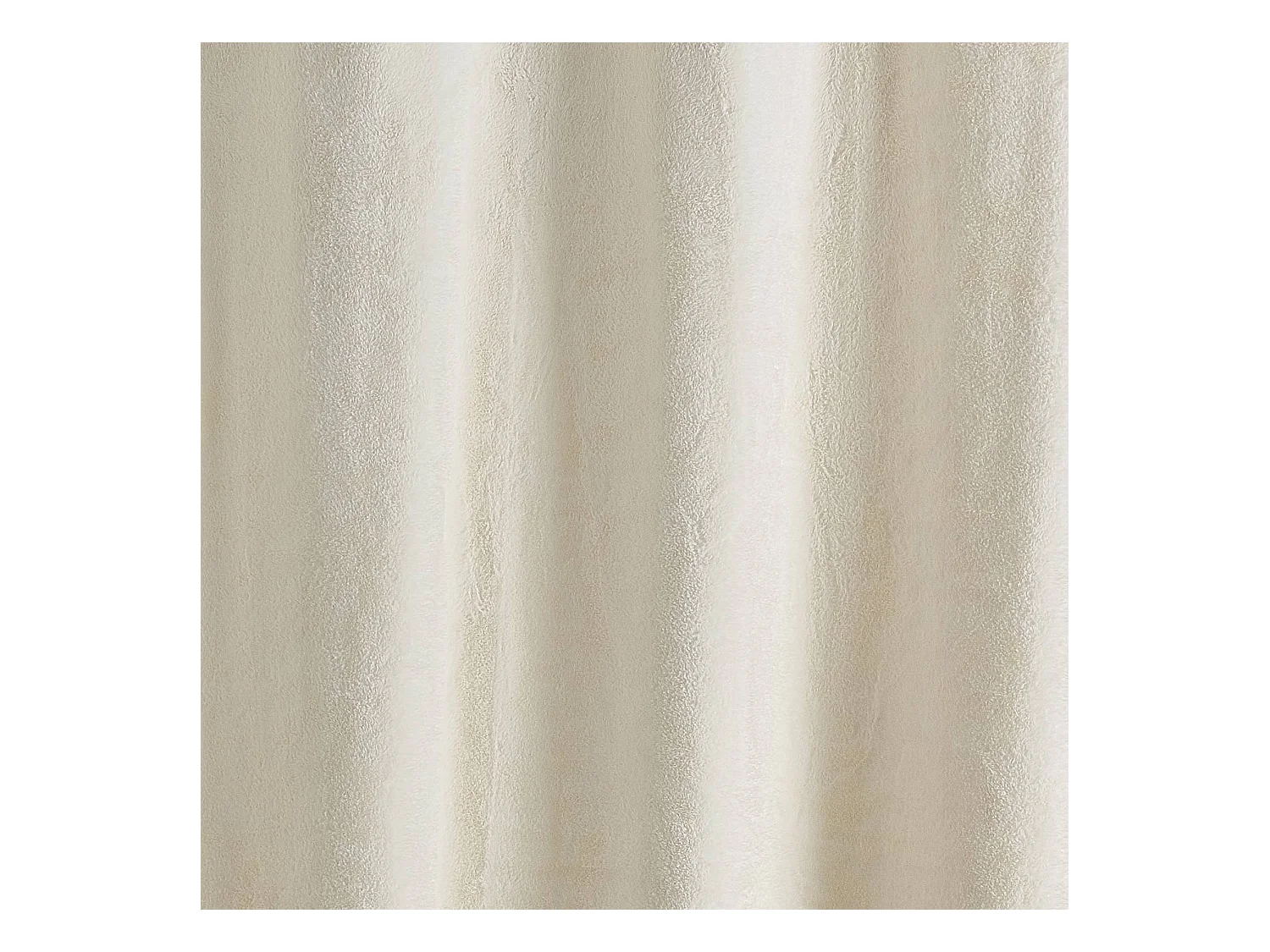 Rideau épais imitation fourrure polaire