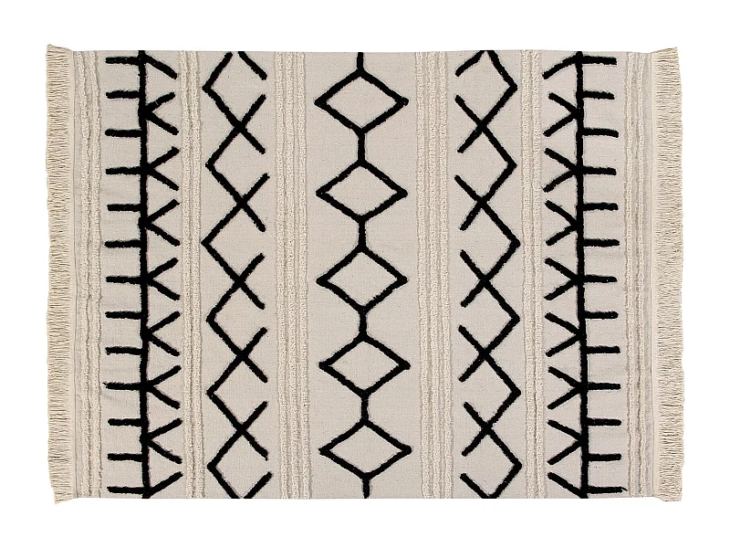 Tapis lavable bereber toile