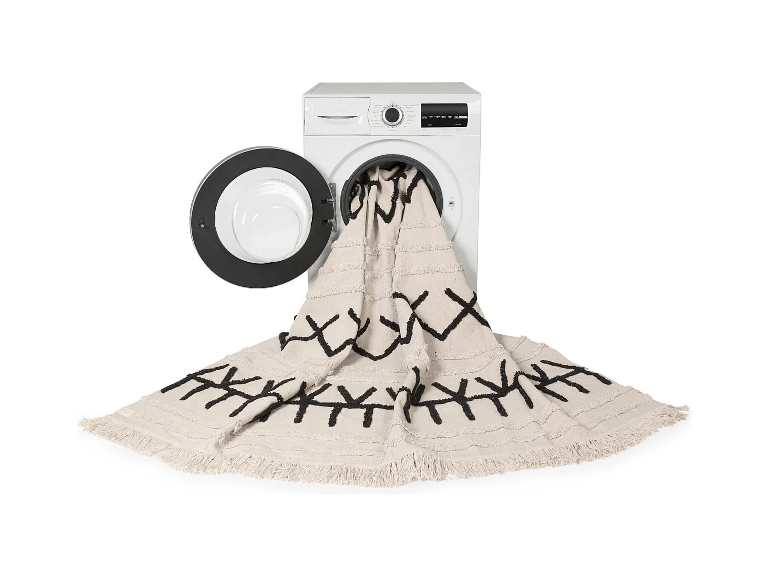 Tapis lavable bereber toile