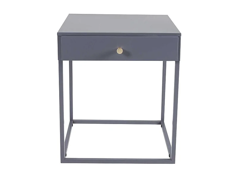 Chevet en métal 1 tiroir Bakal 43 x 43 x 50 cm