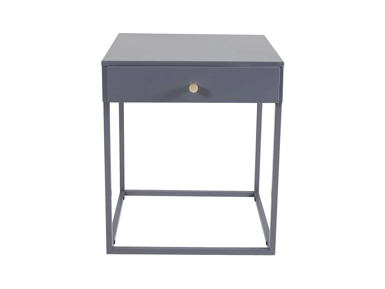 Chevet en métal 1 tiroir Bakal 43 x 43 x 50 cm