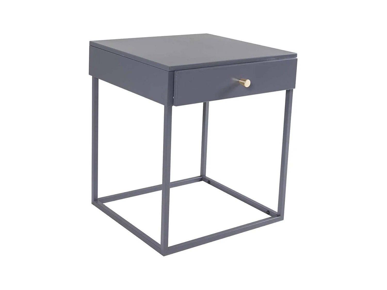 Chevet en métal 1 tiroir Bakal 43 x 43 x 50 cm