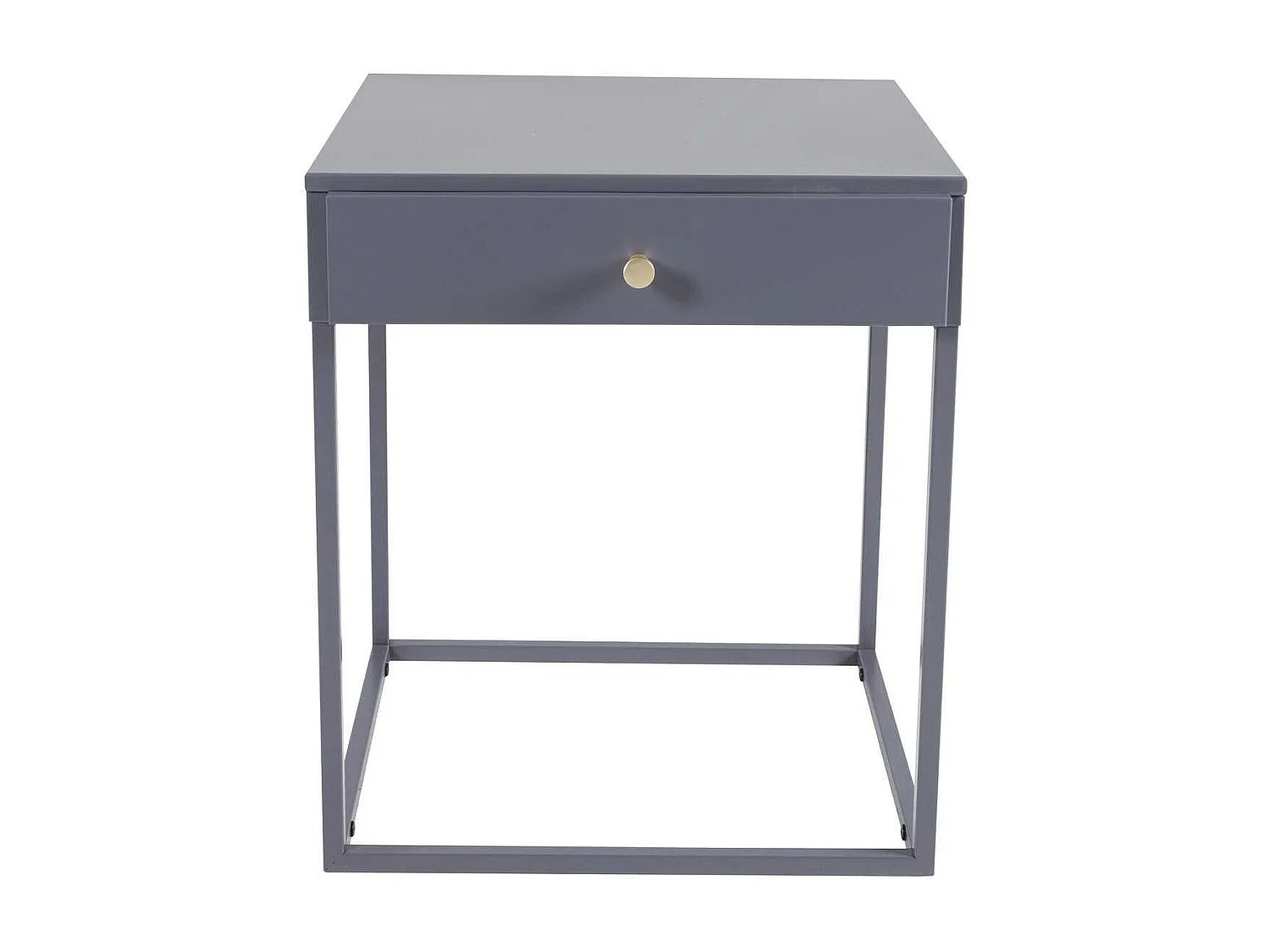 Chevet en métal 1 tiroir Bakal 43 x 43 x 50 cm