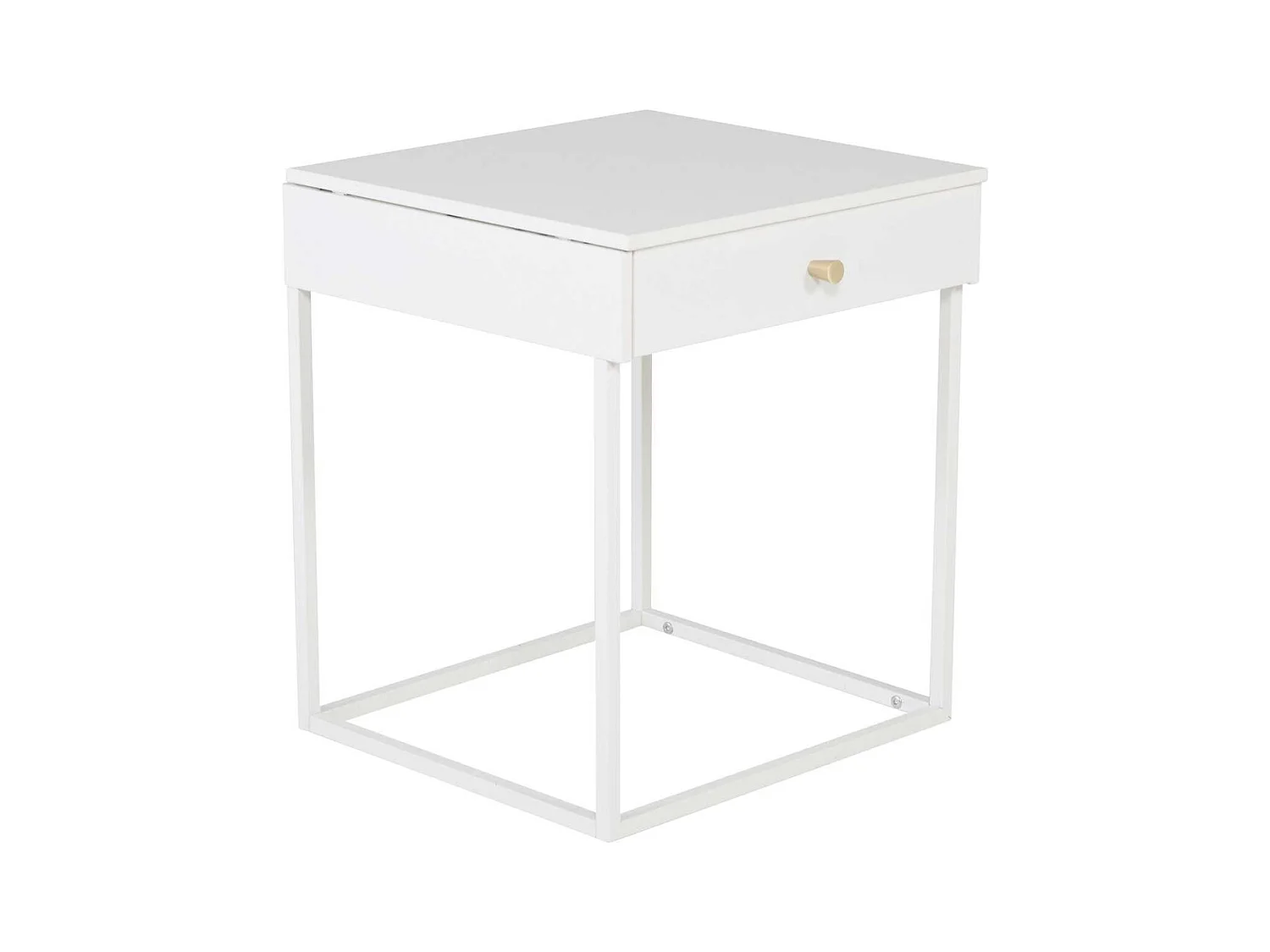 Chevet en métal 1 tiroir Bakal 43 x 43 x 50 cm