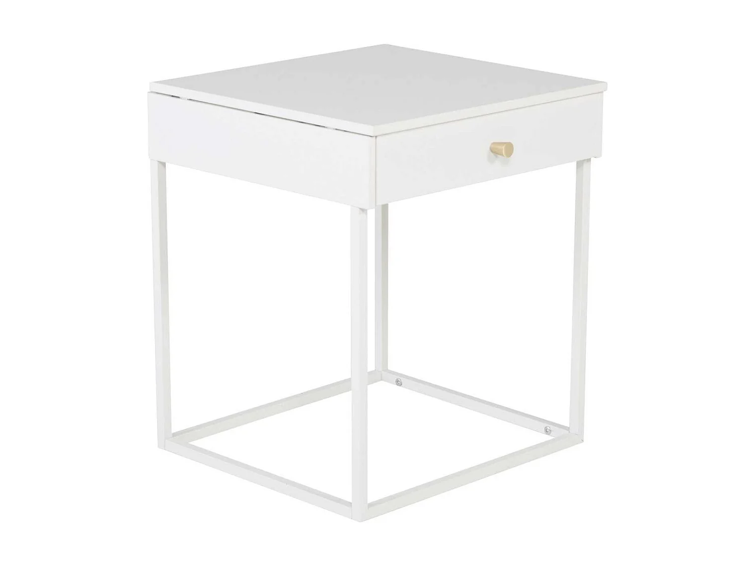 Chevet en métal 1 tiroir Bakal 43 x 43 x 50 cm