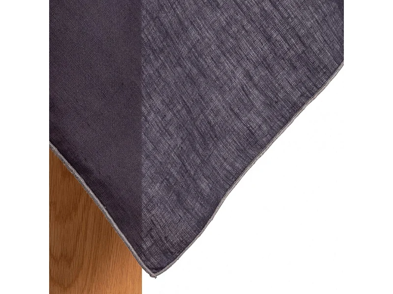 Nappe bleu violet lin et coton rectangulaire 170x250 - Olleta 9444