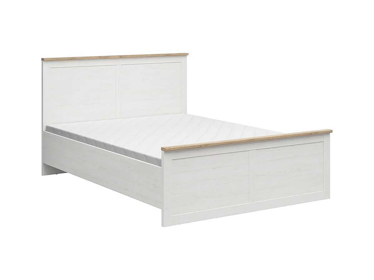 Letto con contenitore con base Aksel bianco 160x200