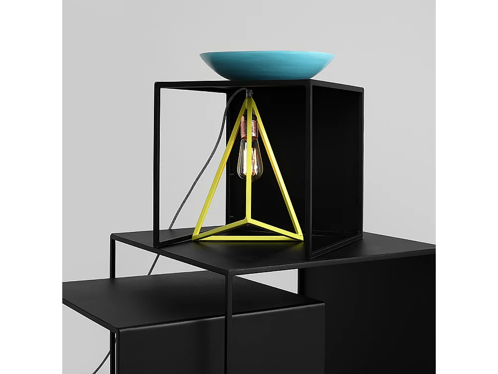 Salontafels 35x45x55 cm zwart 2Wall Metaal Trio