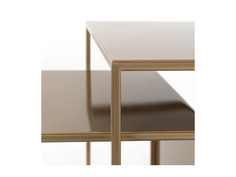 Mesas de centro 35x45x55 cm dourado 2WALL TRIO METAL