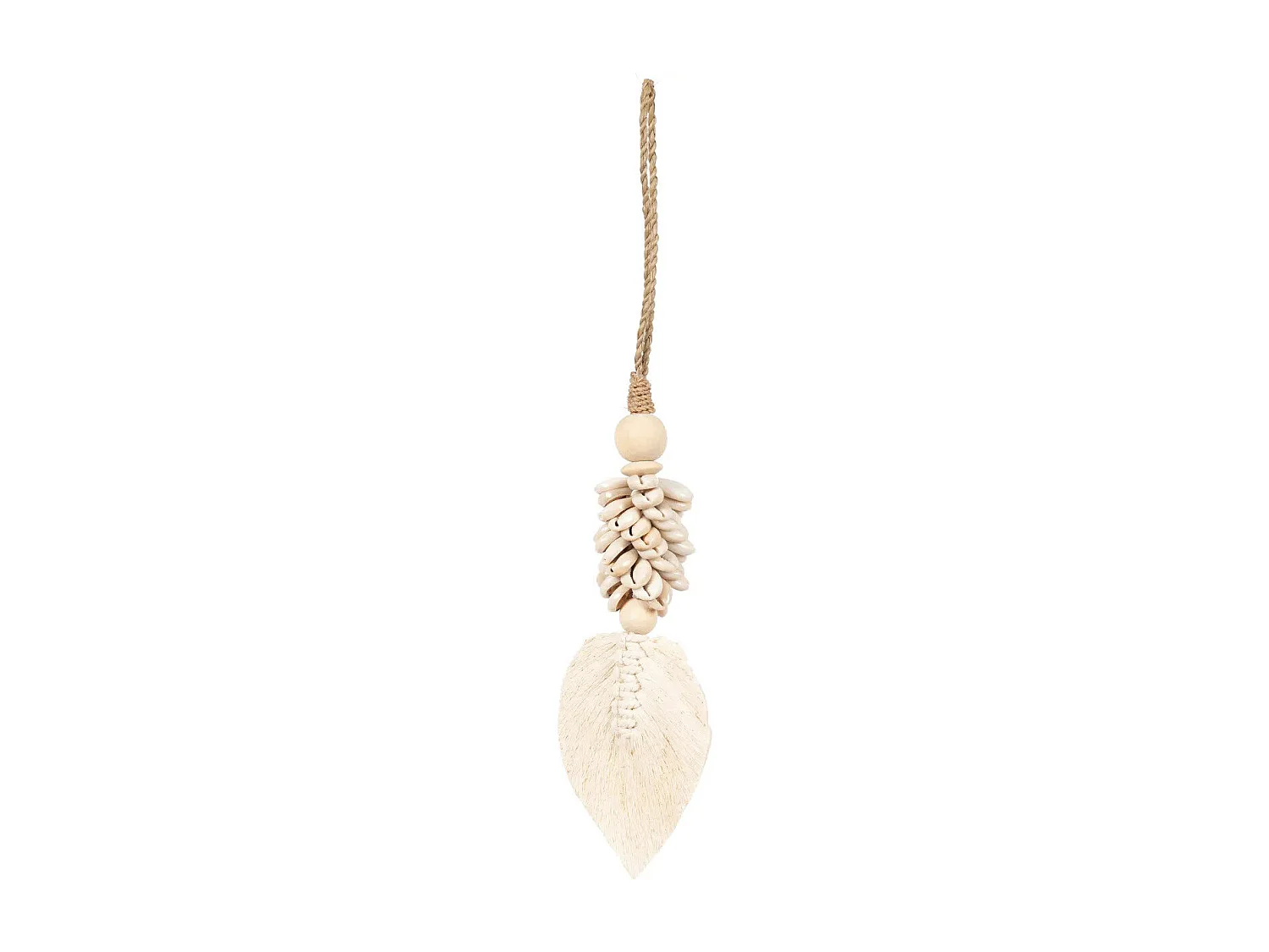 De Leaf & Shell Hangdecoratie - Naturel