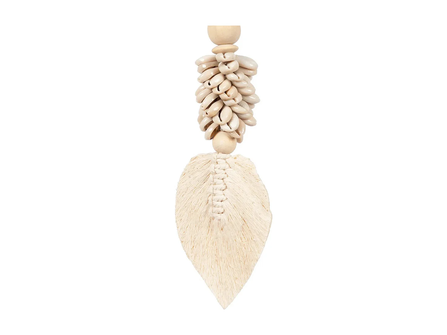 Die Leaf & Shell Quaste - Natur