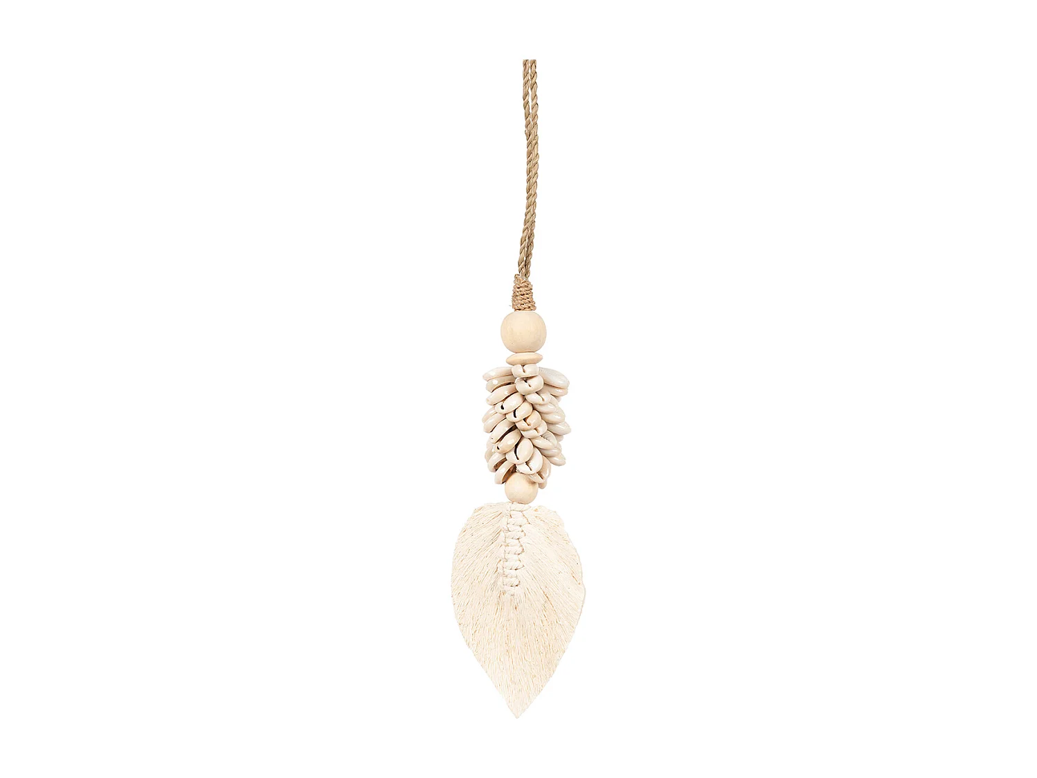Die Leaf & Shell Quaste - Natur