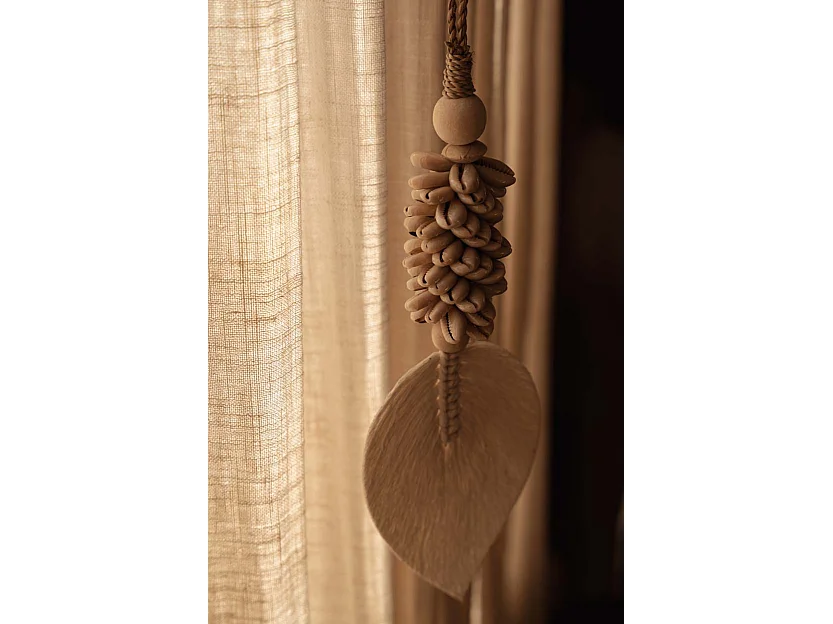 Die Leaf & Shell Quaste - Natur