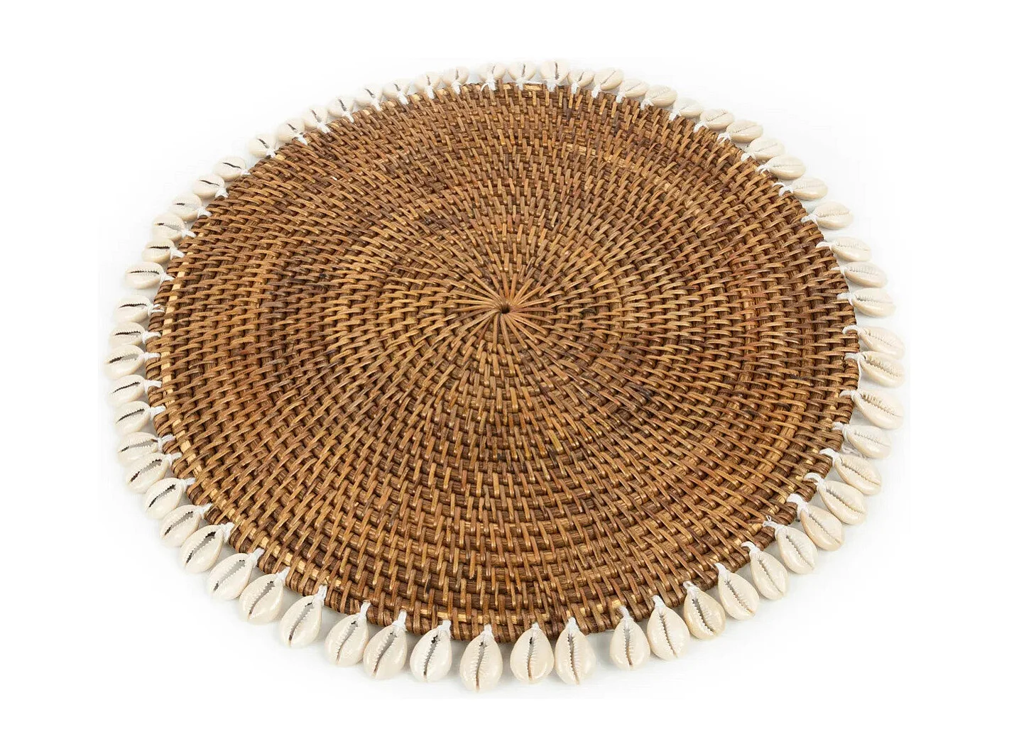 De Colonial Shell Placemat - Naturel Bruin