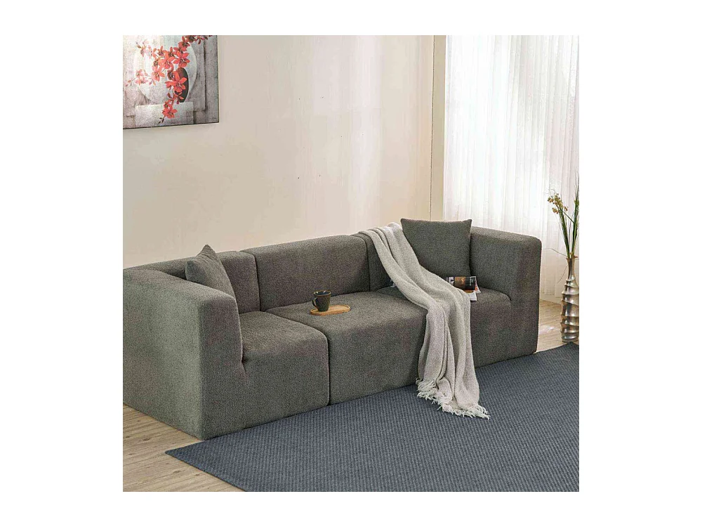 Canapé 3 places en tissu Raks